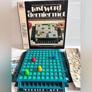 Milton Bradley Last Word Word Game 1979 Vintage